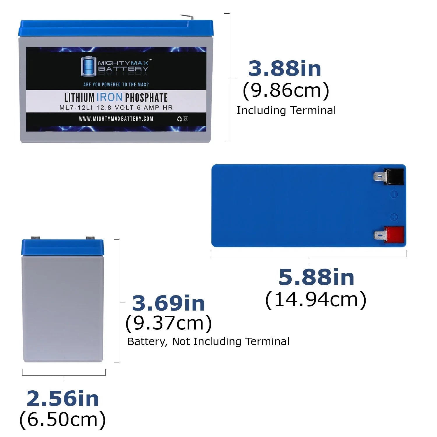 12V 7AH Lithium Replacement Battery for Sizeea-Doo Dolphin SizeD554