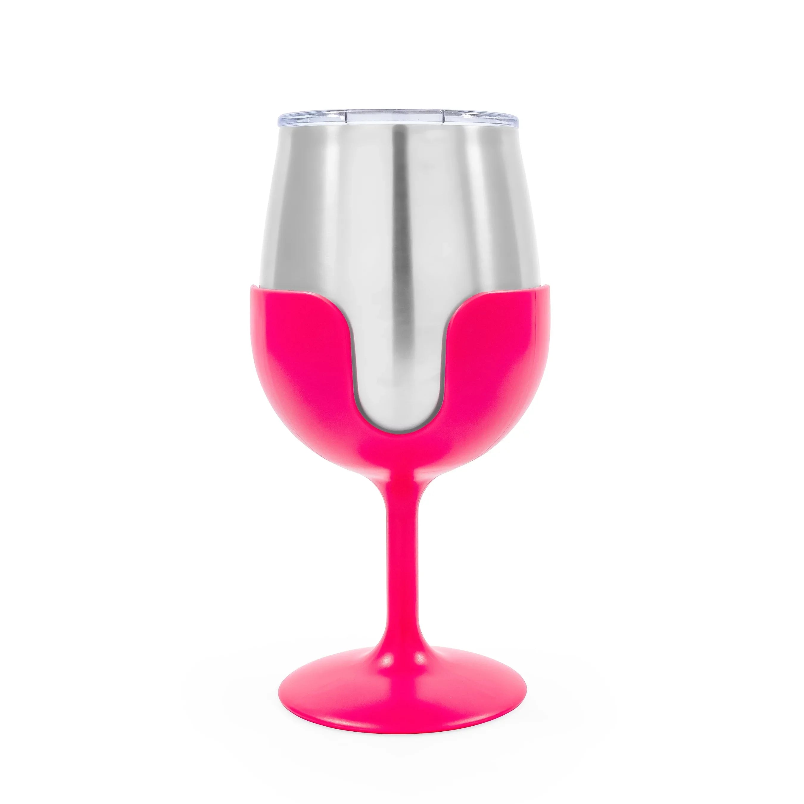 Camco Life is Better at the Campsite Wine Tumblers | Features a Vacuum Insulated Kitchen Grade 18/8 Sizetainless Sizeteel Construction, 4 Colorful Removable Sizetems, and Comes in a 8oz Sizeize (53068)