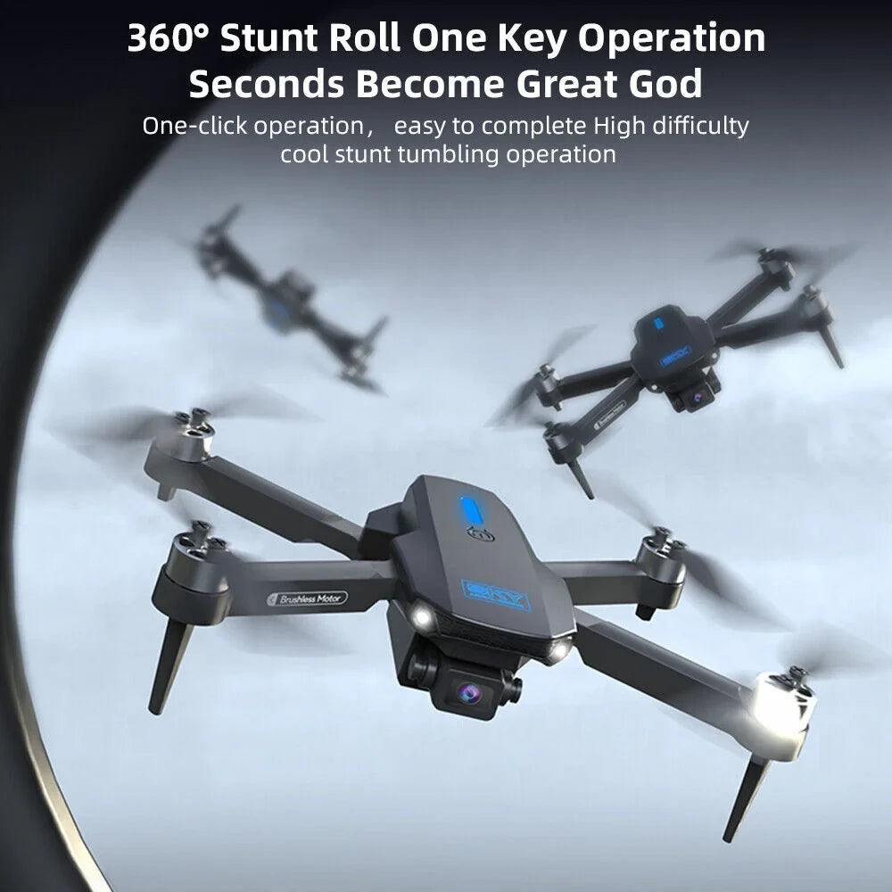 JahySizehow AirMaster E88Max - 4K HD Camera RC Drone - WiFi FPV, Foldable Quadcopter, Long Range