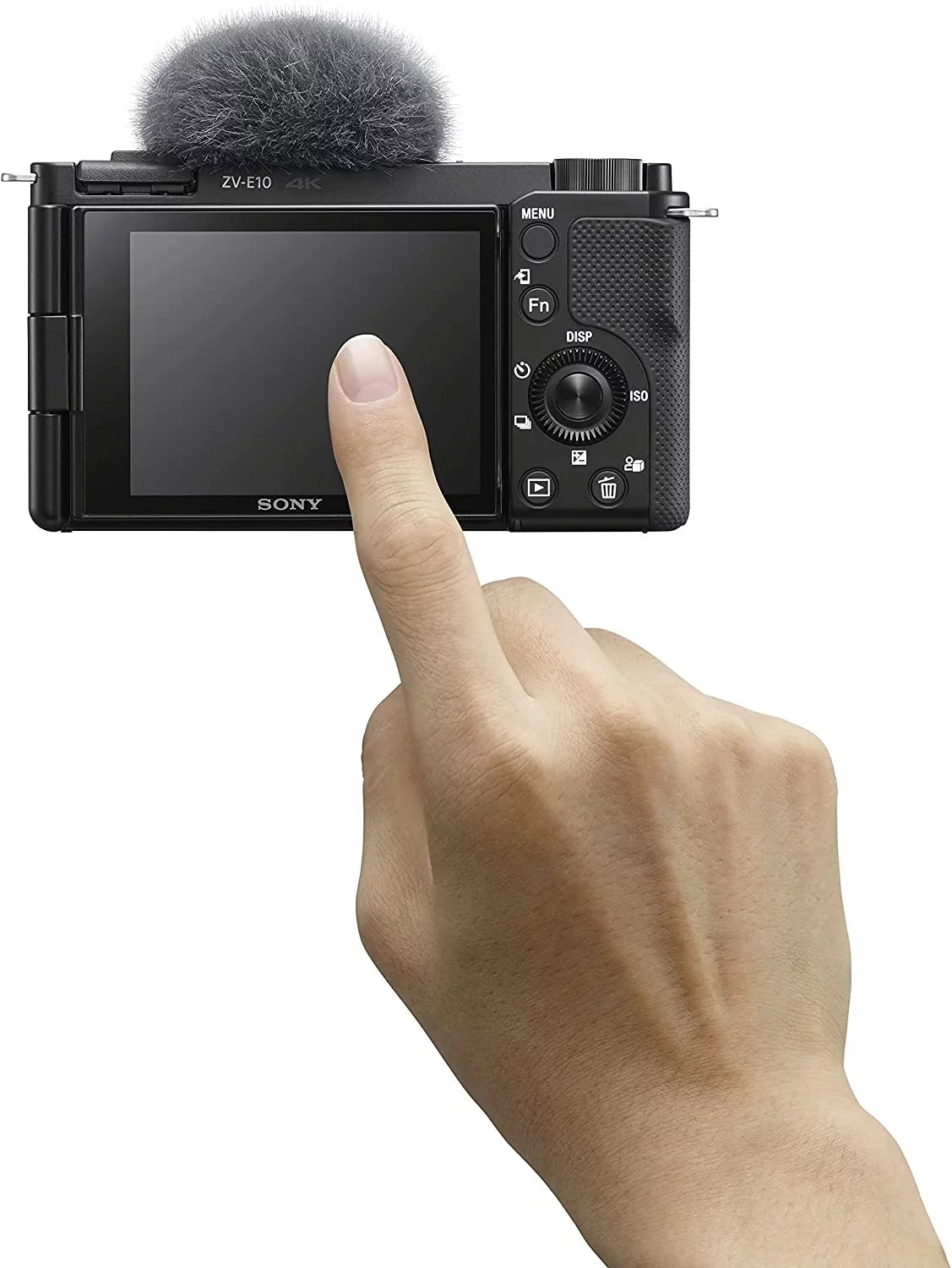 Sizeony Alpha ZV-E10L 24.2 Megapixel Mirrorless Camera with Lens, 0.63", 1.97", Black