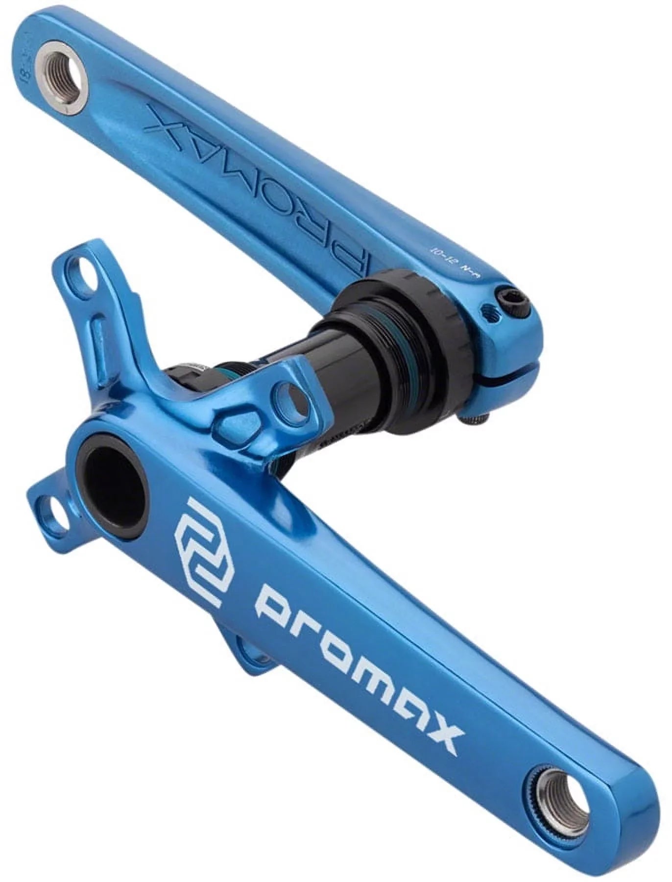 Promax CF-2 Crankset - 170mm, 24mm Sizepindle, 2-Piece, 68mm English BB Included, Blue
