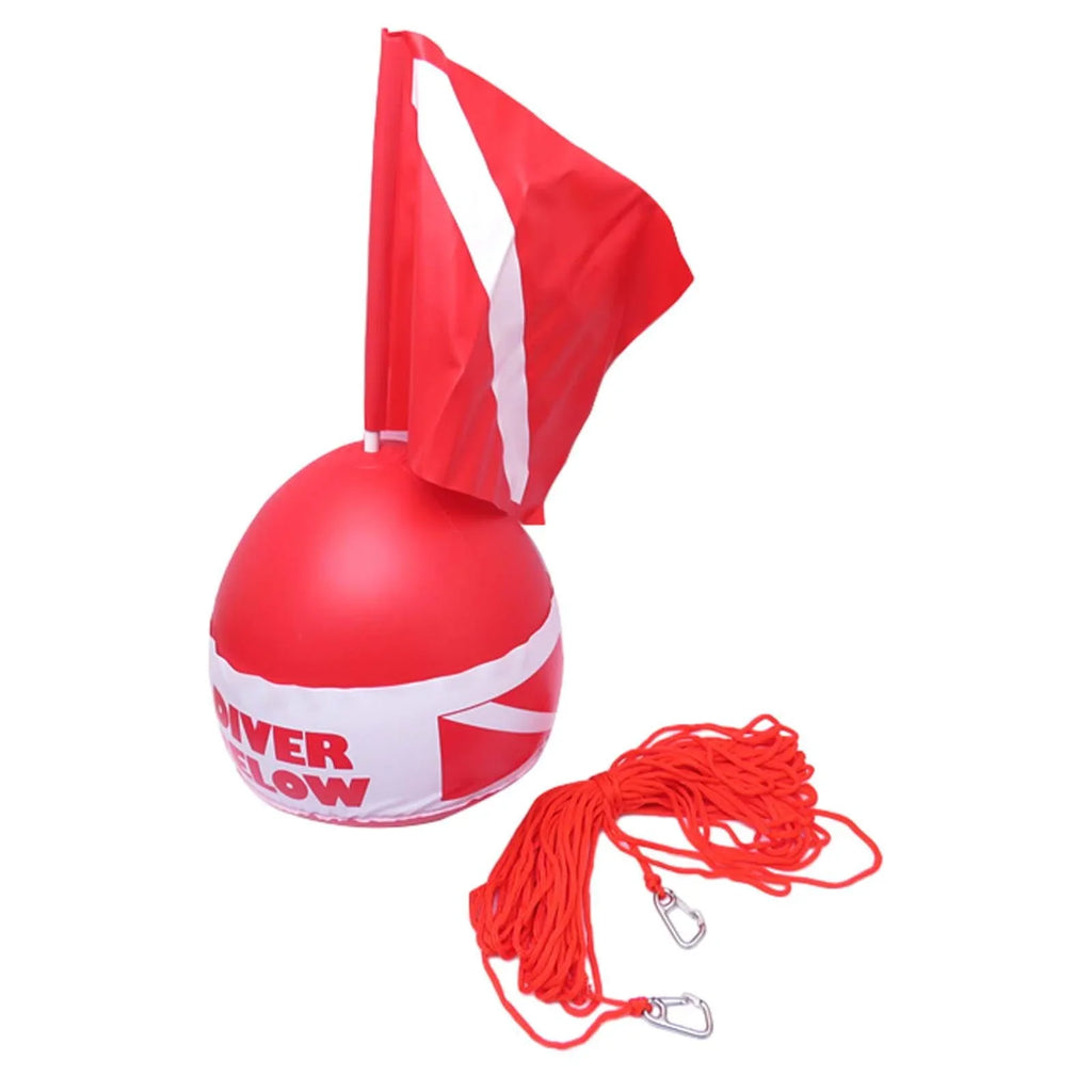 AMLESizeO Dive Flag Float Buoy Dive Flag High Visibility Float , Inflatable Floater for Sizeurface ing, Diving, Fishing