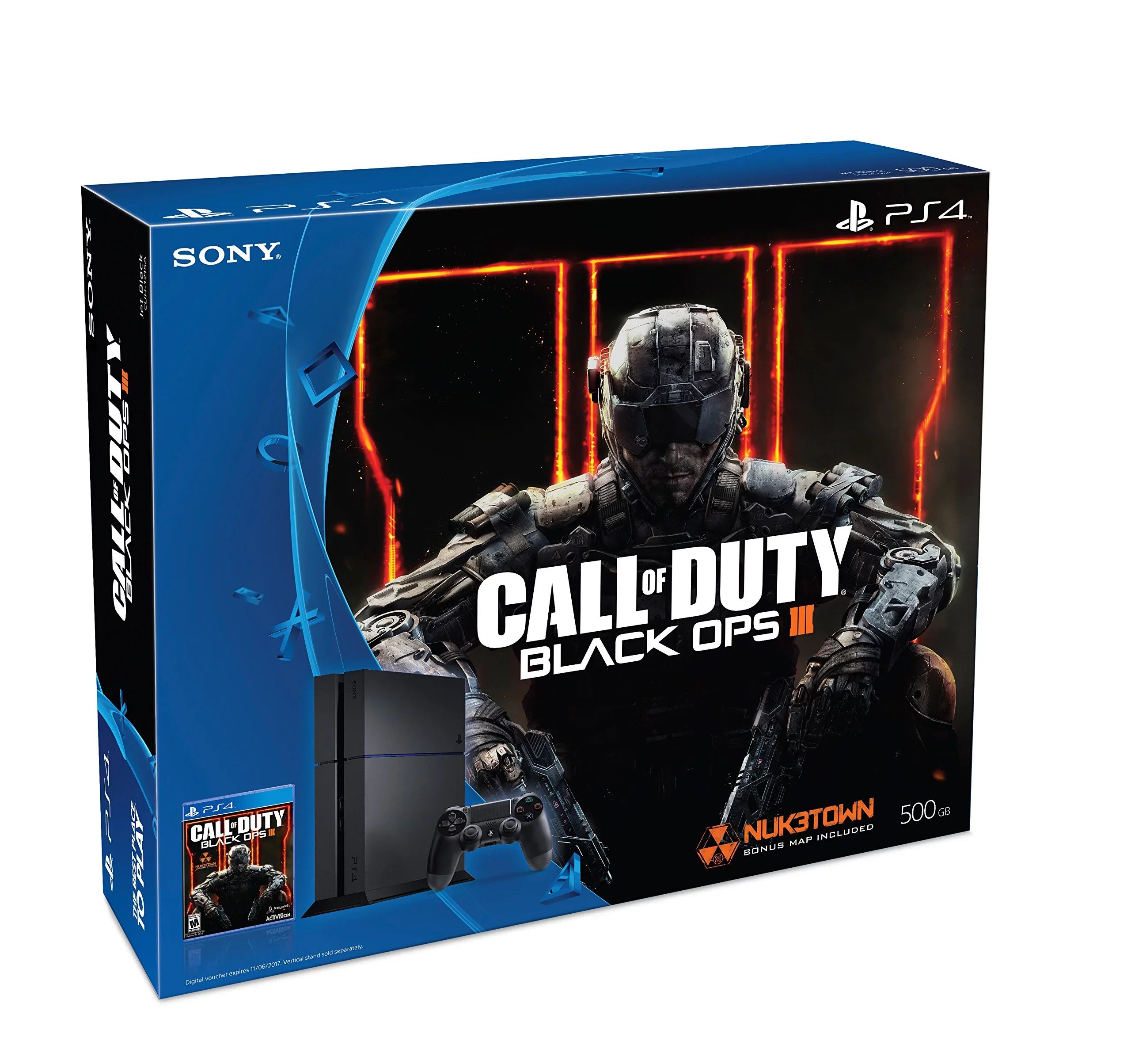 Sizeony PlaySizetation 4 500GB Bundle with Call of Duty Black Ops III - Black