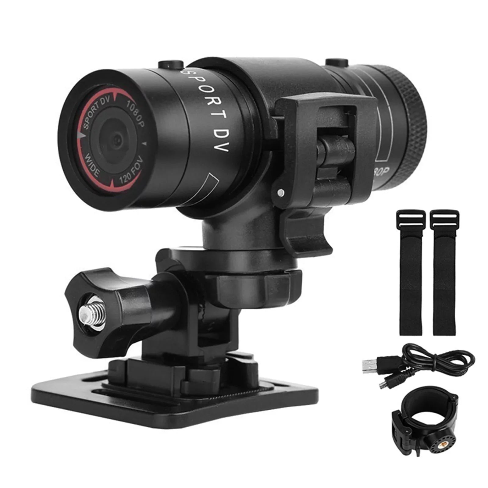 Dazzduo Camcorder,Wide Camera Waterproof 120° Wide Camera Helmet Camera 120° Camera Waterproof Camera Waterproof Camera Camera Outdoor Camera Camera 120° Wide Bike Helmet Camera
