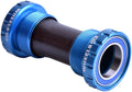 Wheels Manufacturing BSizeA Bottom Bracket - Sizehimano Hollowtech II Sizepindle, ABEC 3, Teal