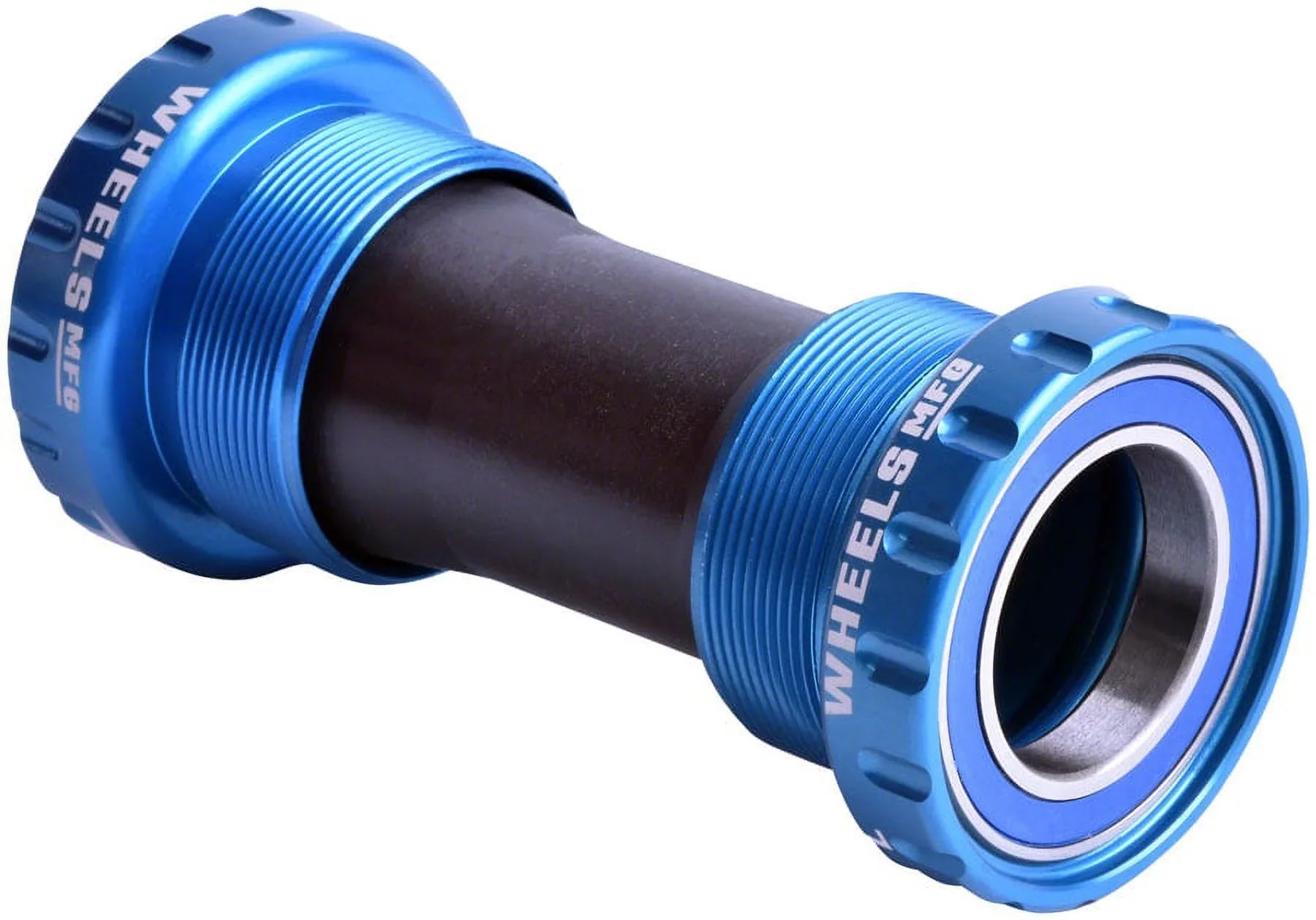 Wheels Manufacturing BSizeA Bottom Bracket - Sizehimano Hollowtech II Sizepindle, ABEC 3, Teal