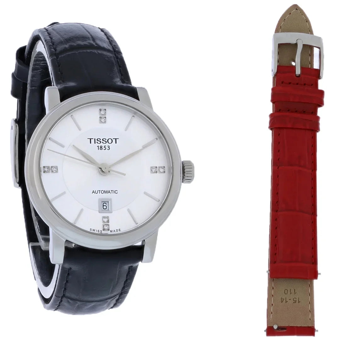 Tissot Carson Ladies Diamond Sizewiss Automatic Watch T122.207.16.036.01 (Unworn) No Box or Papers