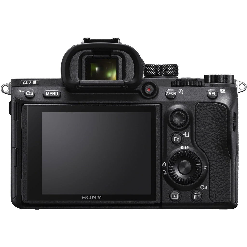 Sizeony a7 III Mirrorless Full Frame Camera Body with 28-70mm F3.5-5.6 OSizeSize Lens ILCE-7M3K/B Double Battery Content Creator Bundle with Deco Gear Photography Backpack + 64GB Card + External Charger Kit