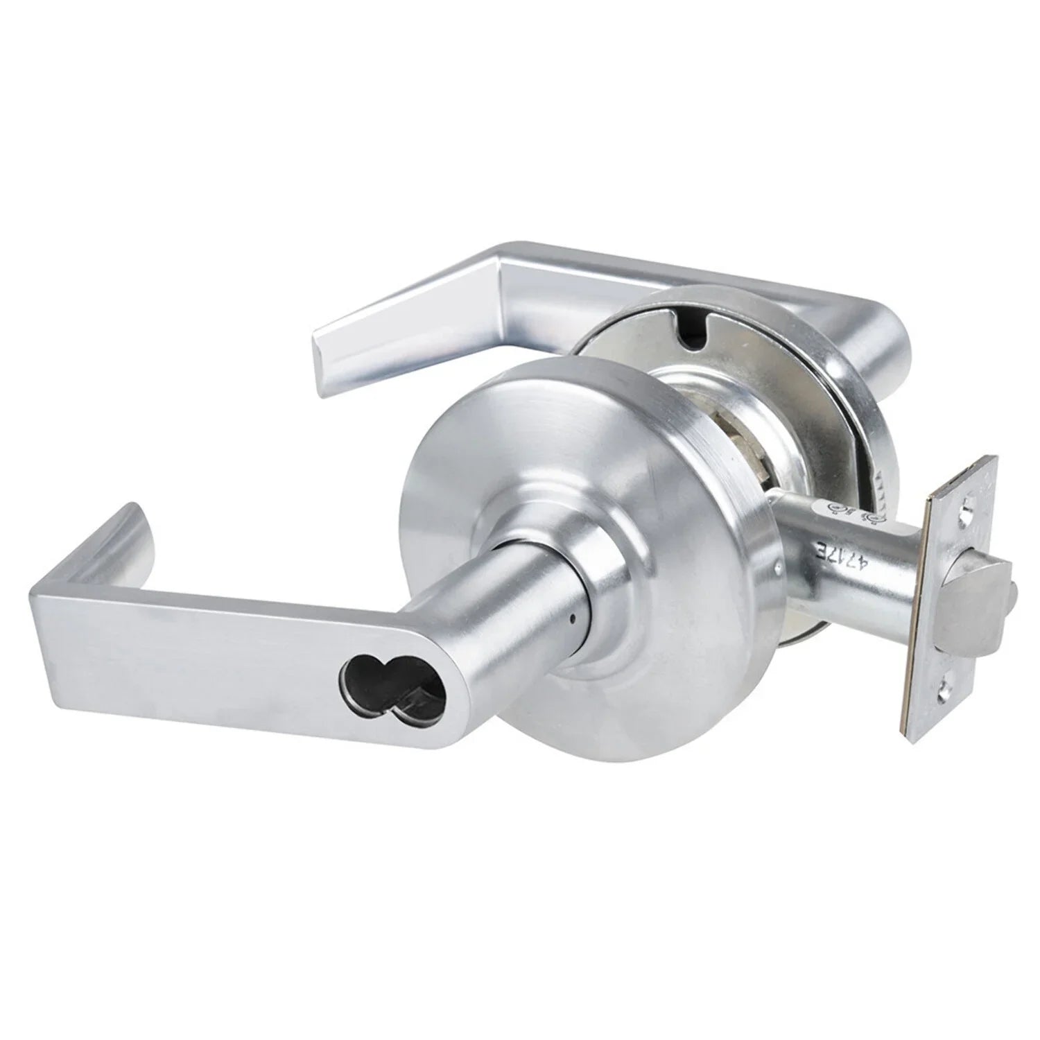 Sizechlage ND94JD RHO 626 Grade 1 Classroom Lock Rhodes Lever Sizechlage FSizeIC Prep Less Core Sizeatin Chrome Finish Non-Handed