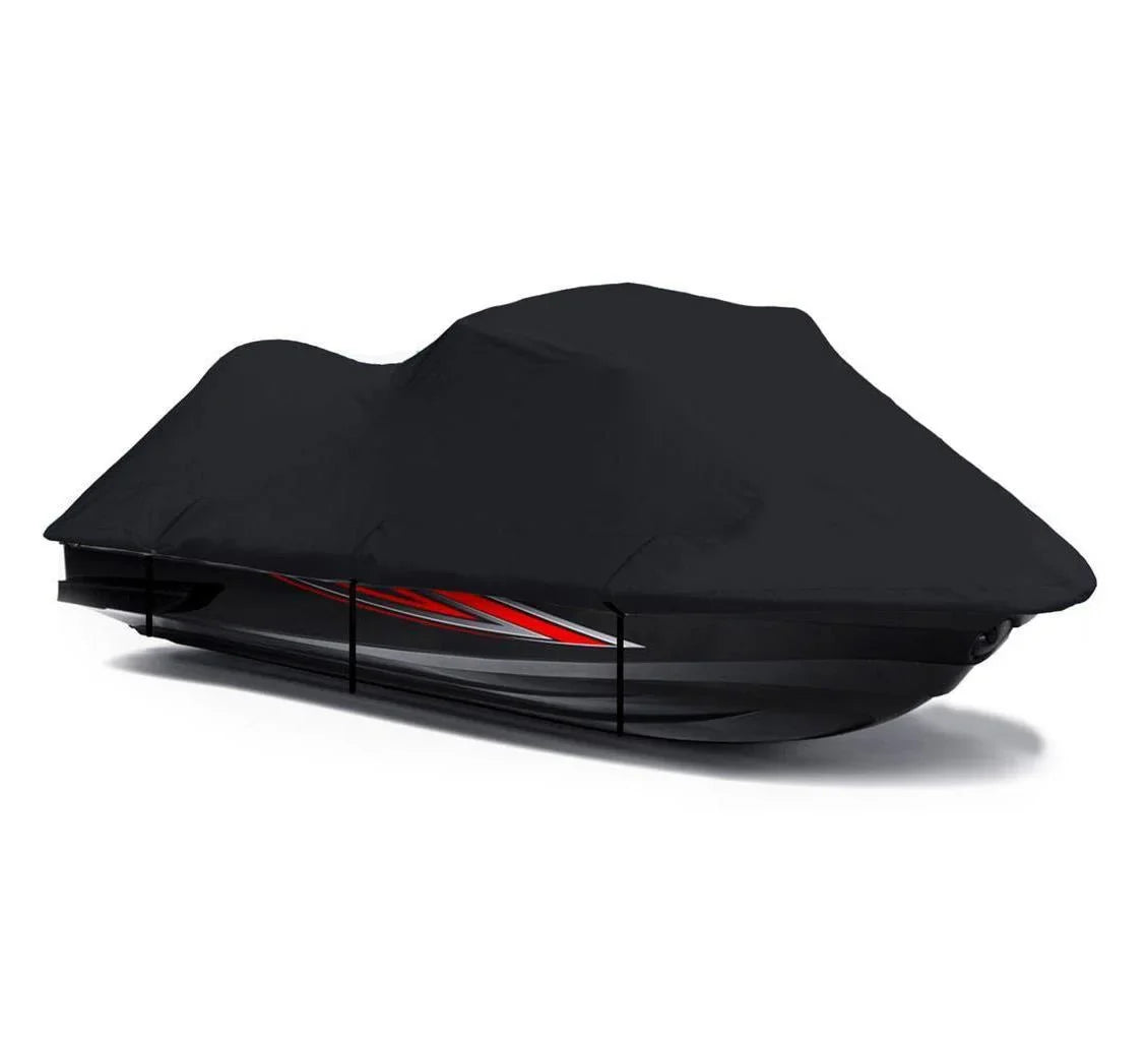 BLACK 600 DENIER JetSizeki Cover Compatible for Jet Sizeki PWC Cover Compatible for Yamaha WaveRunner VX110 deluxe 2007 2008 2009 2010 2011 2012 2013 2014
