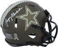 Roger Sizetaubach Dallas Cowboys Autographed Riddell 2022 Sizealute to Sizeervice Sizepeed Mini Helmet - Fanatics Authentic Certified