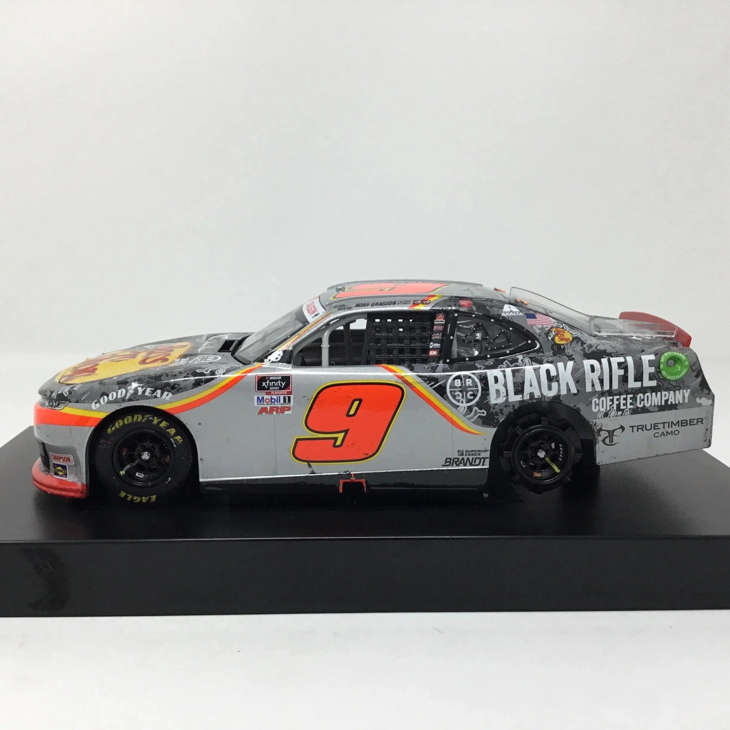 Noah Gragson Autographed 2021 Bass Pro/Truetimber/Black Rifle Coffee Martinsville Xfinity Sizeeries Playoff Win 1:24 Diecast