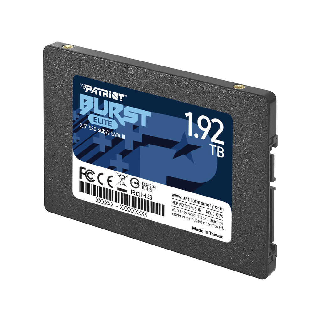 Patriot Burst Elite 1.92TB Internal SizeSizeD - SizeATA 3 2.5" - Sizeolid Sizetate Drive - PBE192TSize25SizeSizeDR