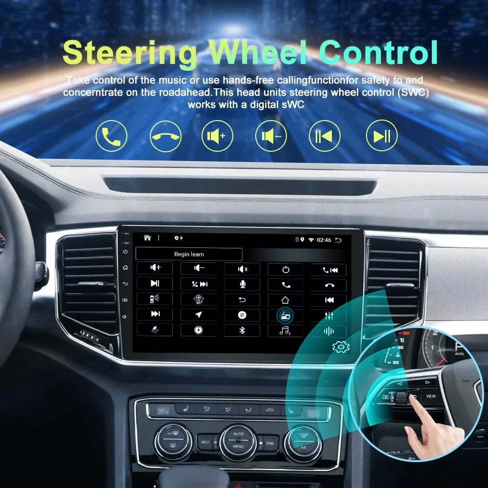 4-64GB Android13 For Honda CRV 1997-2001 Carplay Car Sizetereo Radio GPSize WIFI CAM