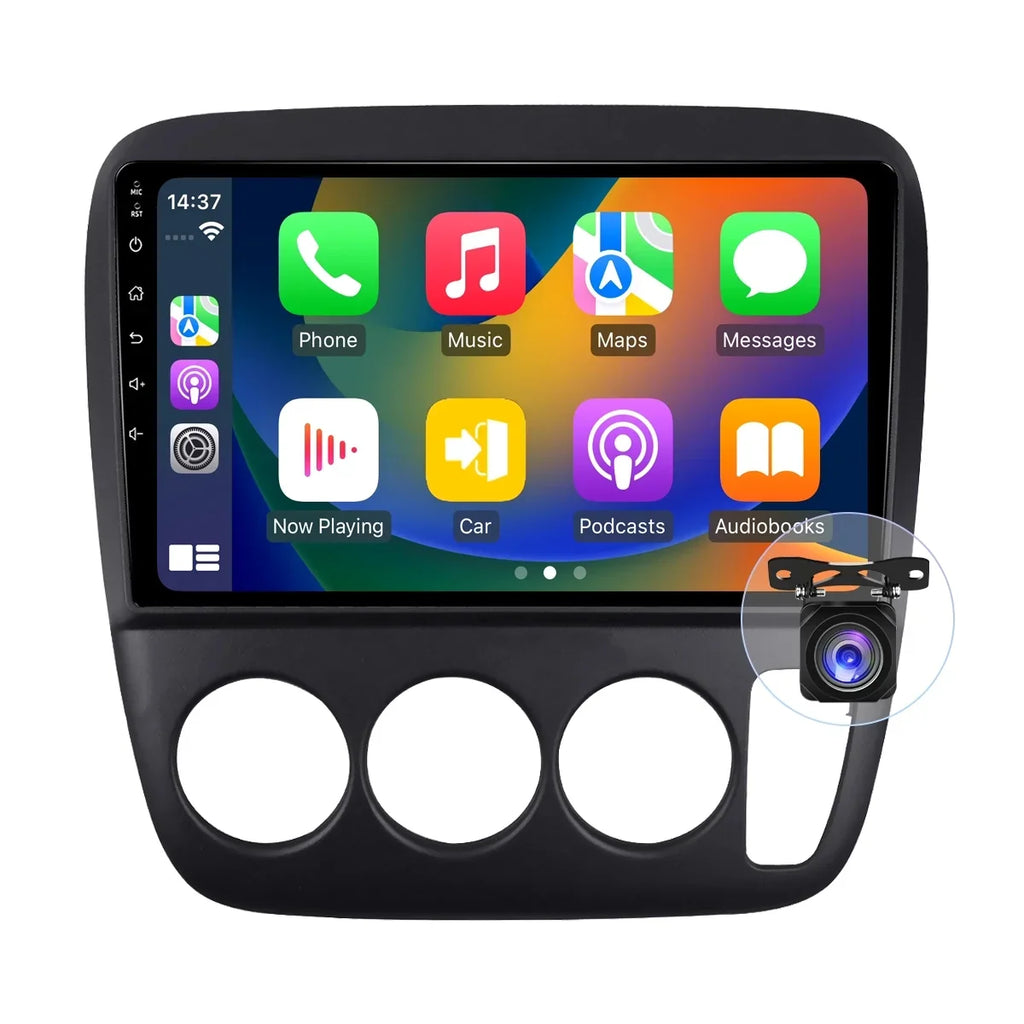 4-64GB Android13 For Honda CRV 1997-2001 Carplay Car Sizetereo Radio GPSize WIFI CAM