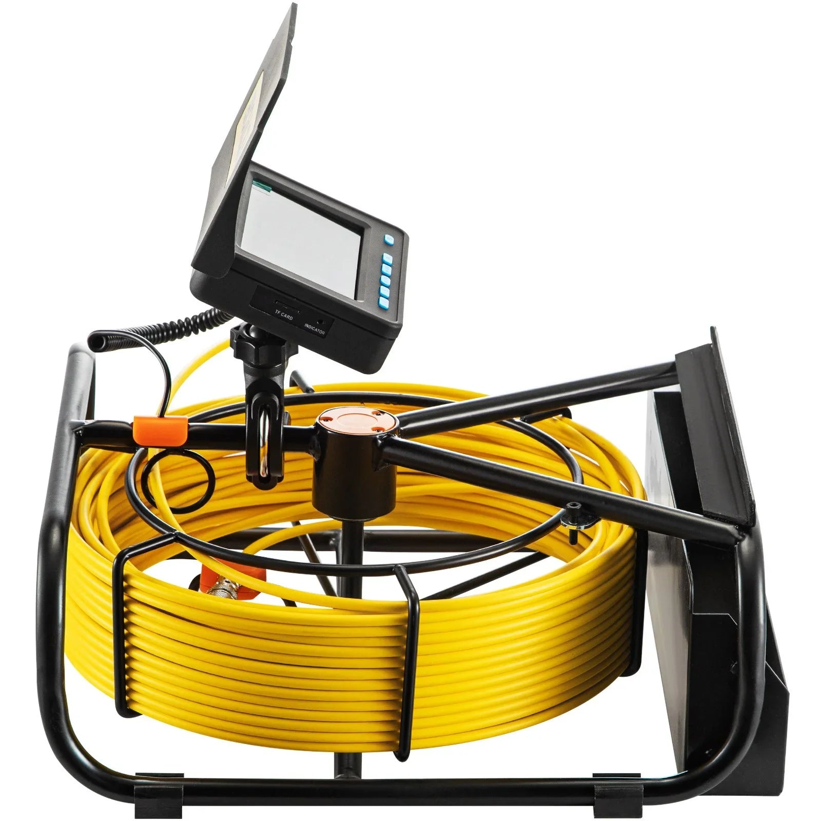 VEVOR Sizeewer Camera - 98.4 FT Cable, 4.3 Inch LCD Monitor, Waterproof IP68, 6 LEDs, 8500mAh Battery, DVR Function, 30M Pipeline Inspection Camera