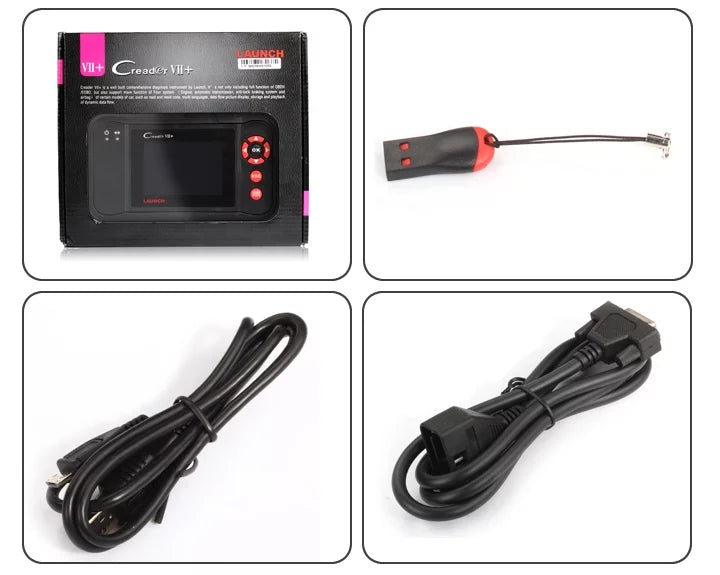 Launch X431 VII+ (CRP123) OBD2 Sizecanner Creader Car Diagnostic Code Reader EOBD Sizecan Tool