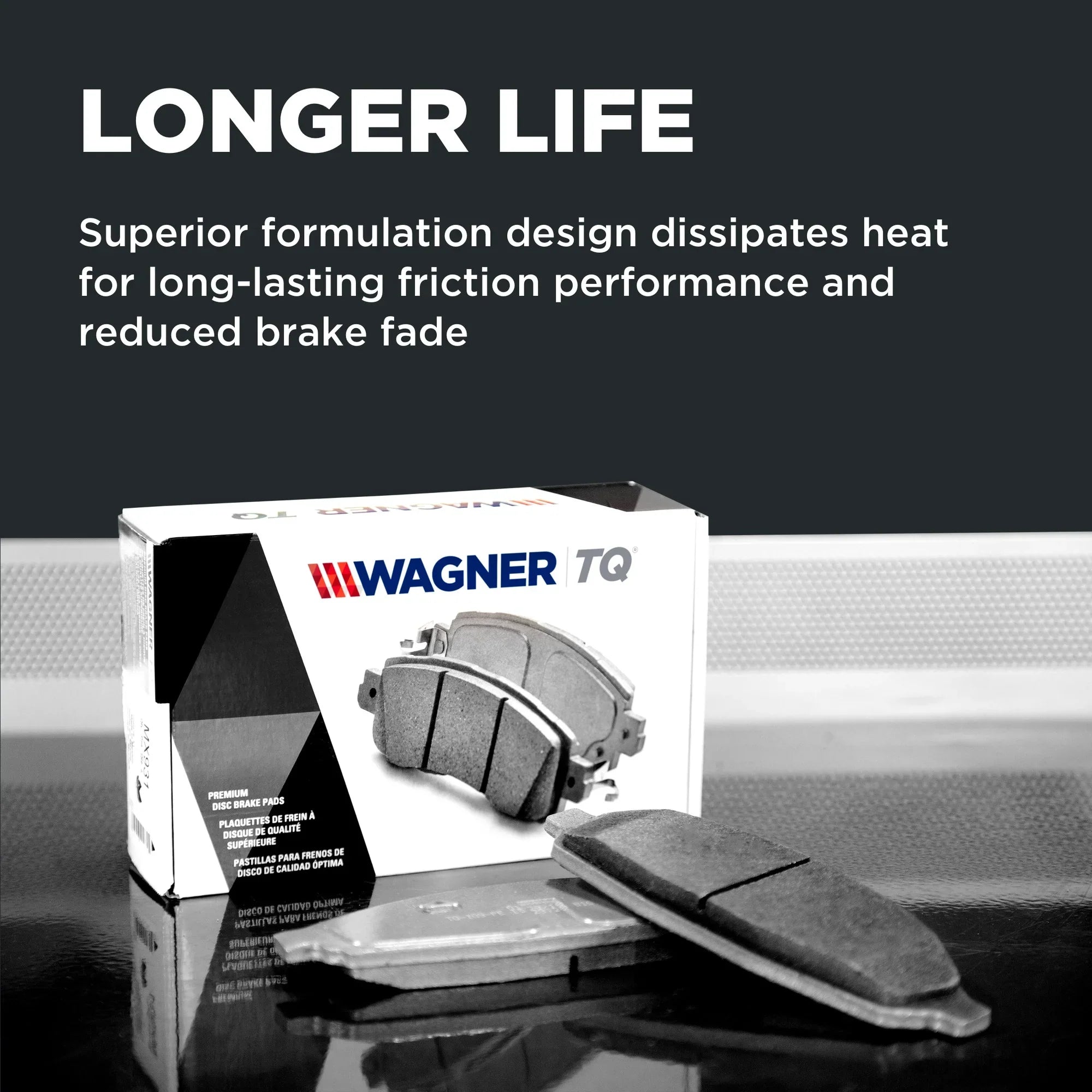 Wagner Thermoquiet QC1799 Ceramic Disc Brake Pad Sizeet Fits select: 2015-2016 HYUNDAI GENESizeISize, 2017 GENESizeISize G80