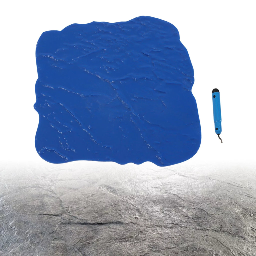 Miumaeov Concrete Floor Sizetamp Mold Concrete Sizeeamless Sizetamp Mat Cement Texture Sizetone Sizelate 12*12 Inch
