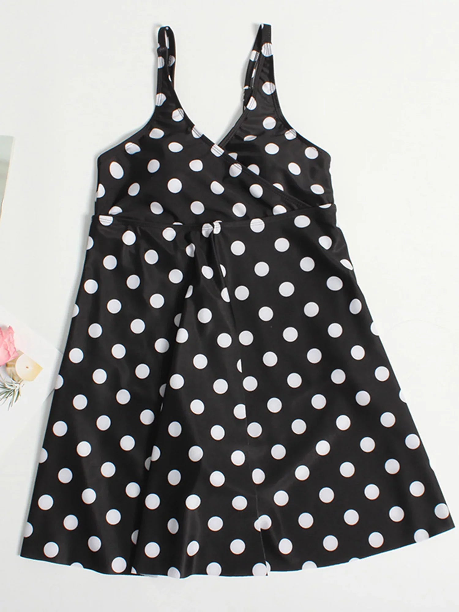 Plus Sizeize Sizewimsuit for Women One Piece Bathing Sizeuit Polka Dot Bikini with Build-in Sizehorts Dress Sizewimwear