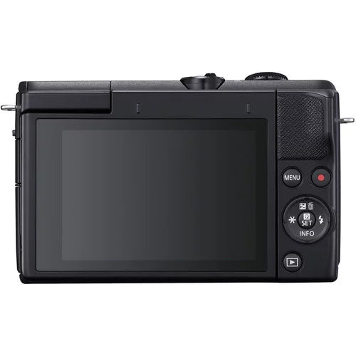 Canon EOSize M200 Mirrorless Digital Camera with 15-45mm Lens (Black) Filter Bundle