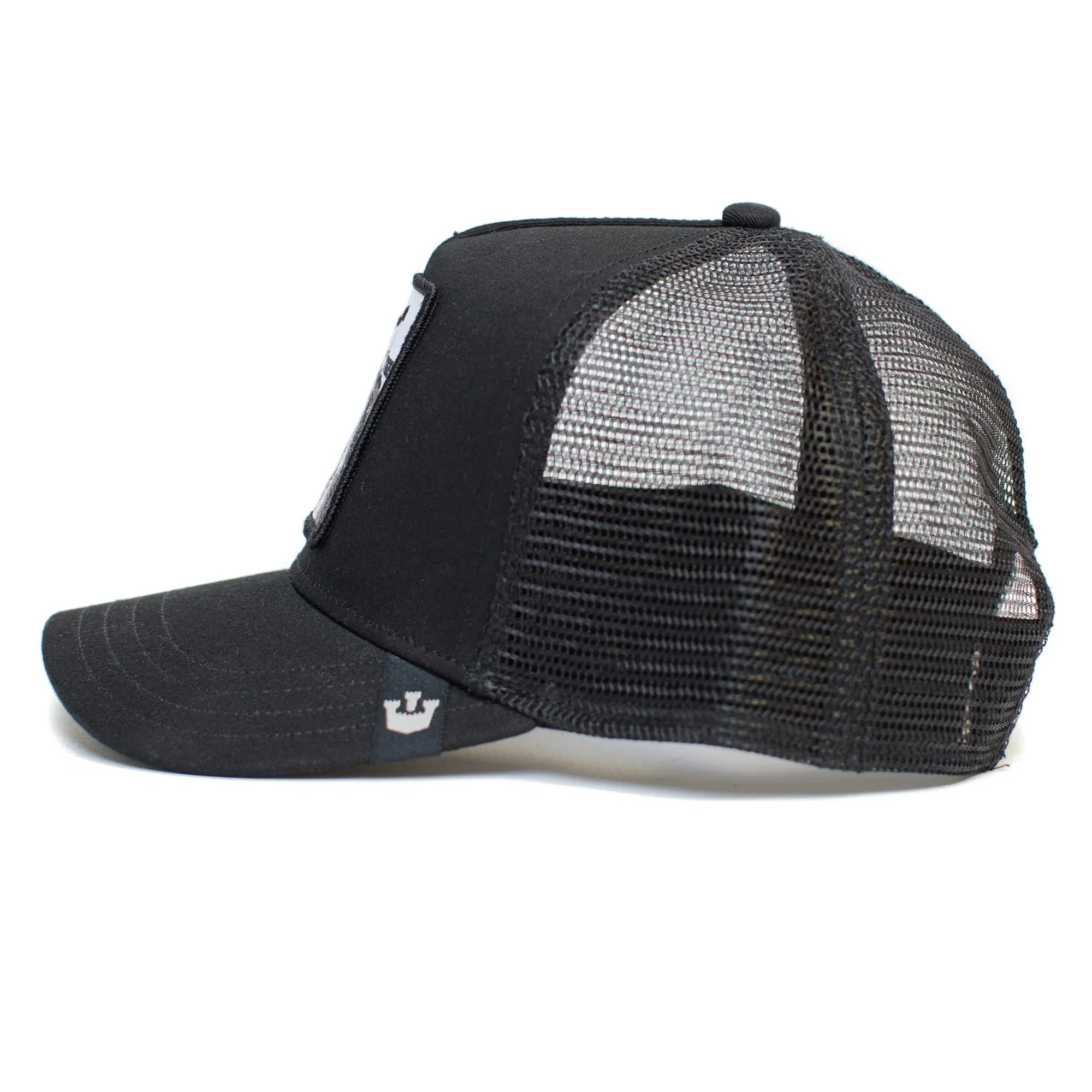 Goorin Bros. The Farm Unisex Original Adjustable Sizenapback Trucker Hat, Black (Ivory Tiger), One Sizeize