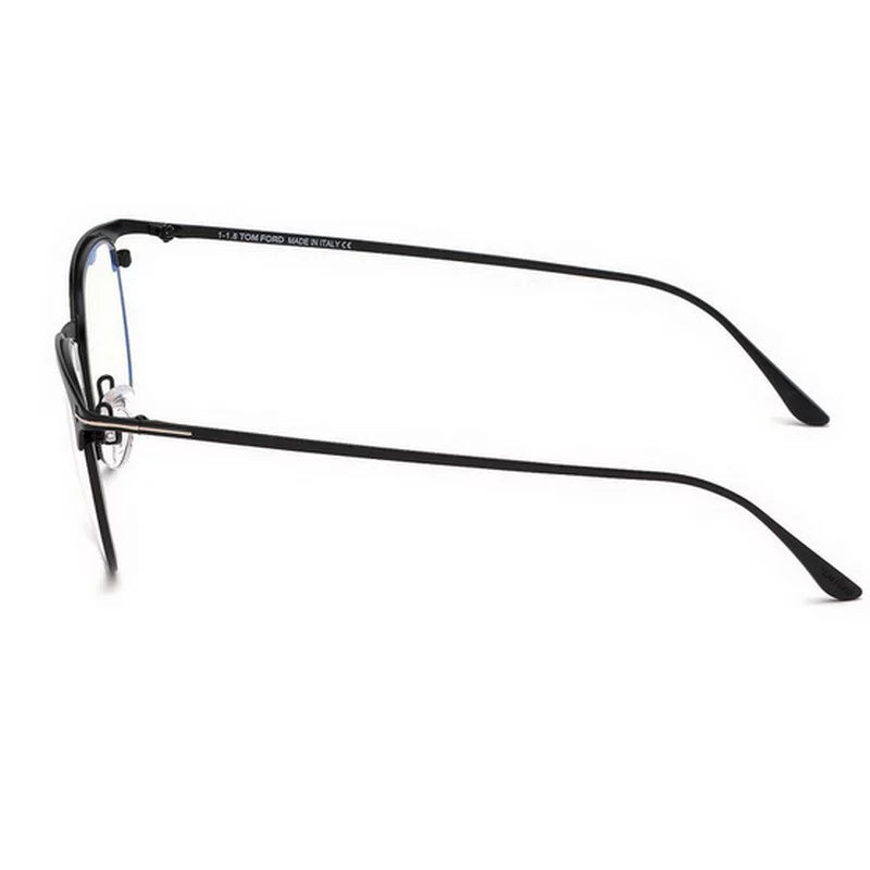 Eyeglasses Tom Ford FT 5549 -B 002 Matte Black Enamel, / Blue Block Lenses