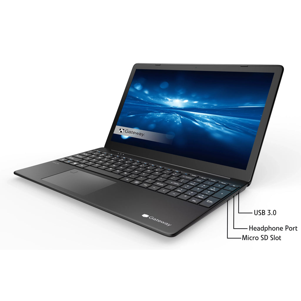 Restored Gateway GWTN156-9BK 15.6" FHD i5-1135G7 2.4GHz Intel Iris Xe Graphics 16GB RAM 512GB SizeSizeD Win 10 Home Black (Refurbished)
