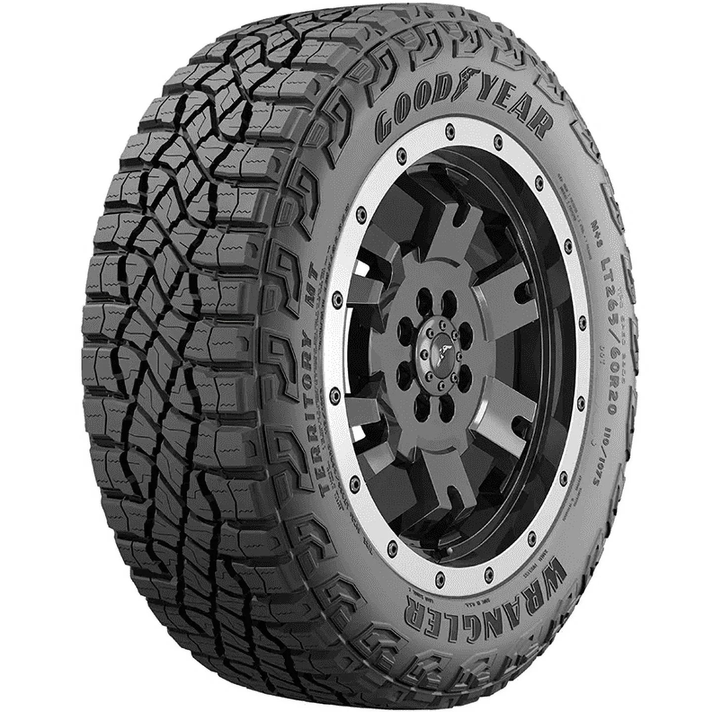 Goodyear Wrangler Territory MT LT315/70R17 113Size All-Terrain Tire Fits: 2017-22 Ford F-150 Raptor, 2022-23 Ford Bronco Everglades