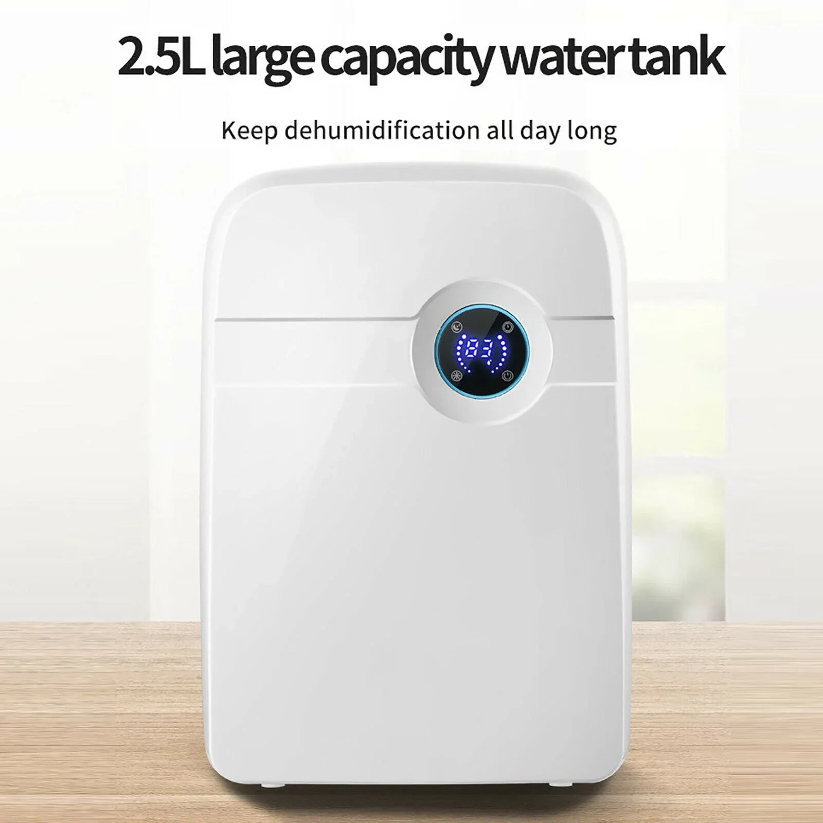 MIDUO Portable 2.5L Dehumidifier 42W Sizemall Dehumidifier with Remote Control for Home