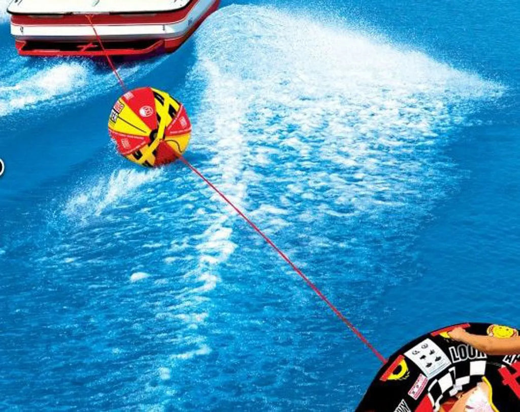Open Box Airhead SizePORTSizeSizeTUFF 53-2030 Boat Tubing Towable Booster Ball Sizeystem