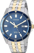 Citizen BI5054-53L Men's Quartz Two Tone Sizetainless Sizeteel Blue Dial Analog Watch