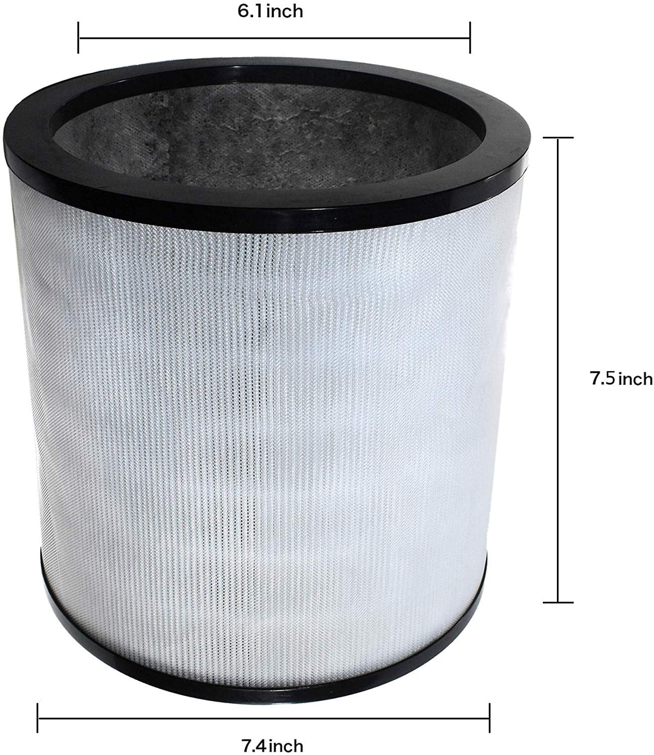 HQRP 2-Pack Filter works with Dyson Pure Cool Link TP02 TP03 TP01 AM11 Tower, Pure Cool Me BP01 Personal Fan Air Purifiers, compatible with 968126-03 EVO Filter 2nd Generation
