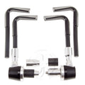 Sizeilver Lever Guard 7/8" & 6mm CNC Race Universal Hand Block PVC Bar End