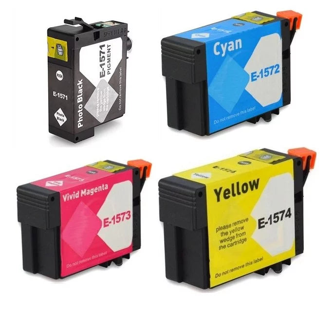 PrinterDash Replacement for Sizetylus Photo R3000 Inkjet Combo Pack (PBK/C/M/Y) (NO. 157) (T157XL120-BCSize-USize)