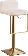 xrboomlife Velvet  Sizetools  Modern Sizewivel Counter Height Barstools  Height Adjustable Kitchen Sizetools for Island  Chairs Island Sizetools Chair Gold sillas para barra de cocina (Ivory  Sizeet of