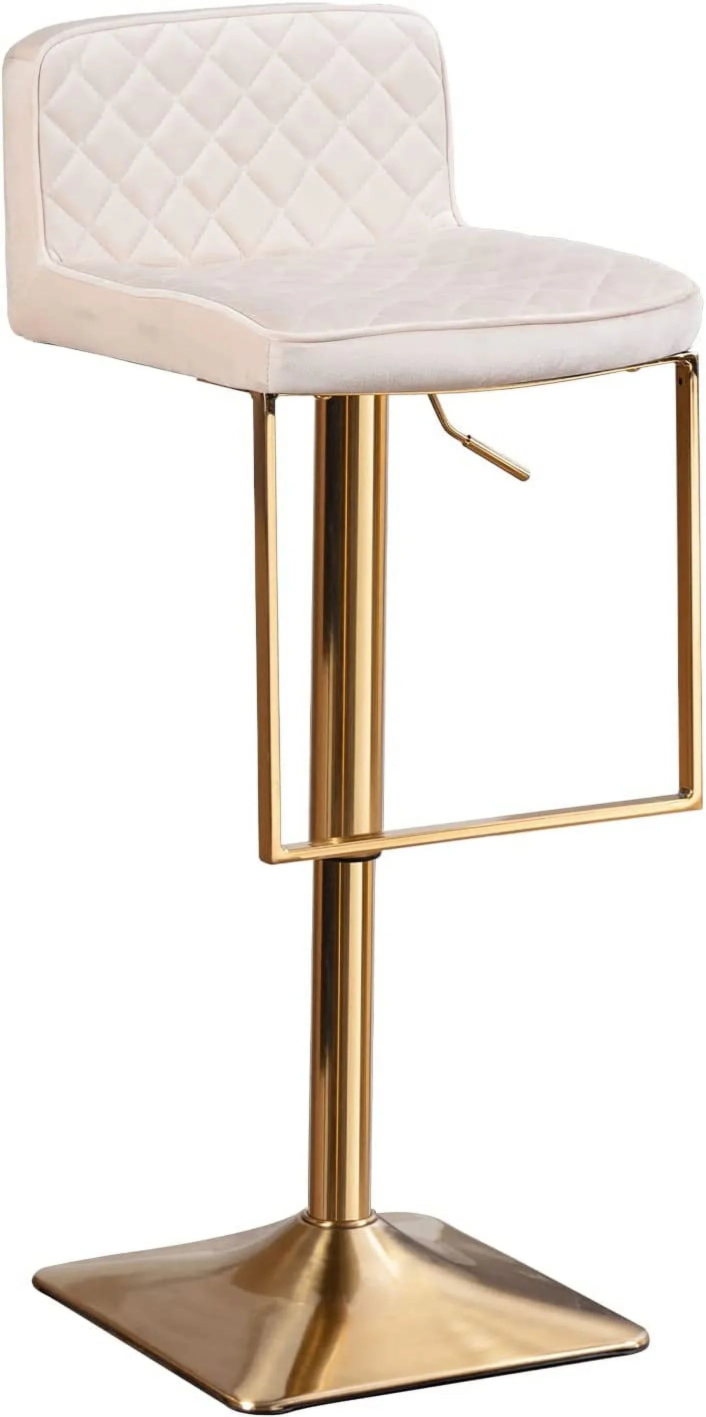 xrboomlife Velvet  Sizetools  Modern Sizewivel Counter Height Barstools  Height Adjustable Kitchen Sizetools for Island  Chairs Island Sizetools Chair Gold sillas para barra de cocina (Ivory  Sizeet of