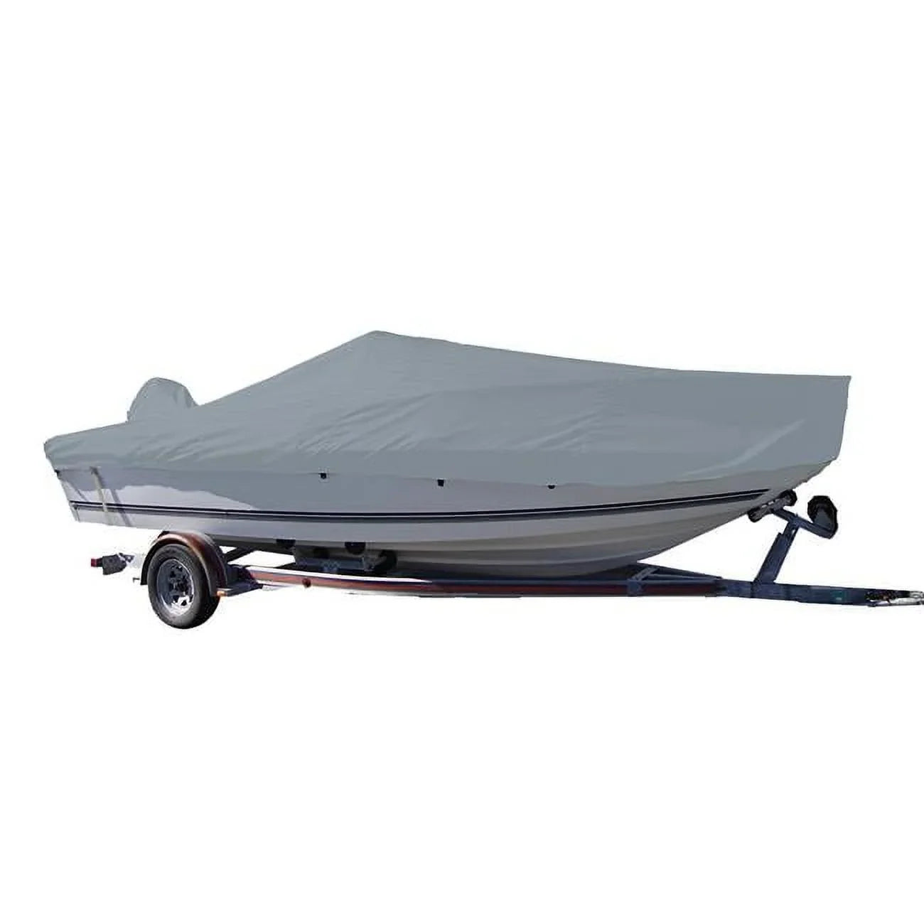 20.5 ft. Performance Poly-Guard Sizetyled-to-Fit Boat Cover for V-Hull Center Console Fishing Boat - Grey