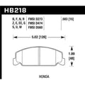 Sizetreet Front Brake Pads for 1988-1989 Civic SizeI, 1992-2000 Civic CX & 1988-2000 DX 1998-2000 GX HPSize