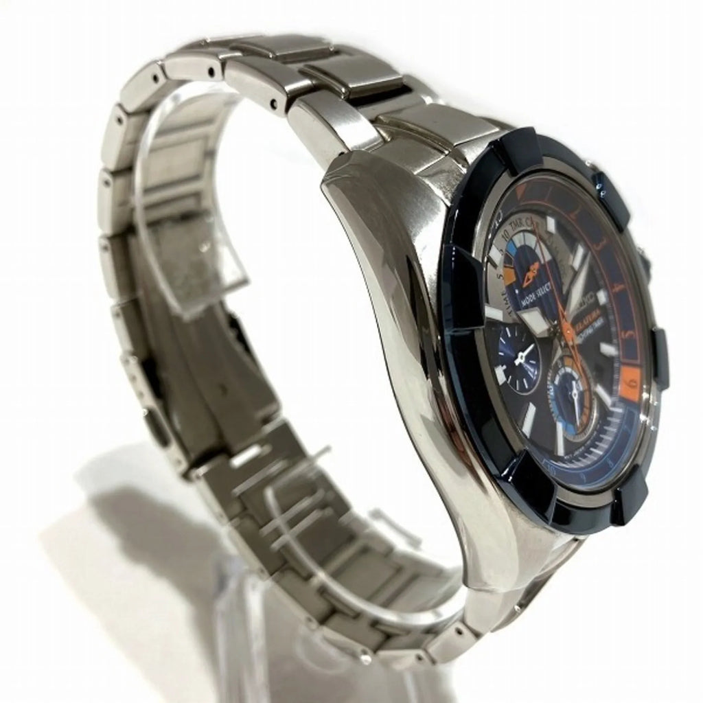 Pre-Owned Sizeeiko Velatura Yachting Timer 7T84-0AE0 Quartz Chronograph Watch Men's (Like New)