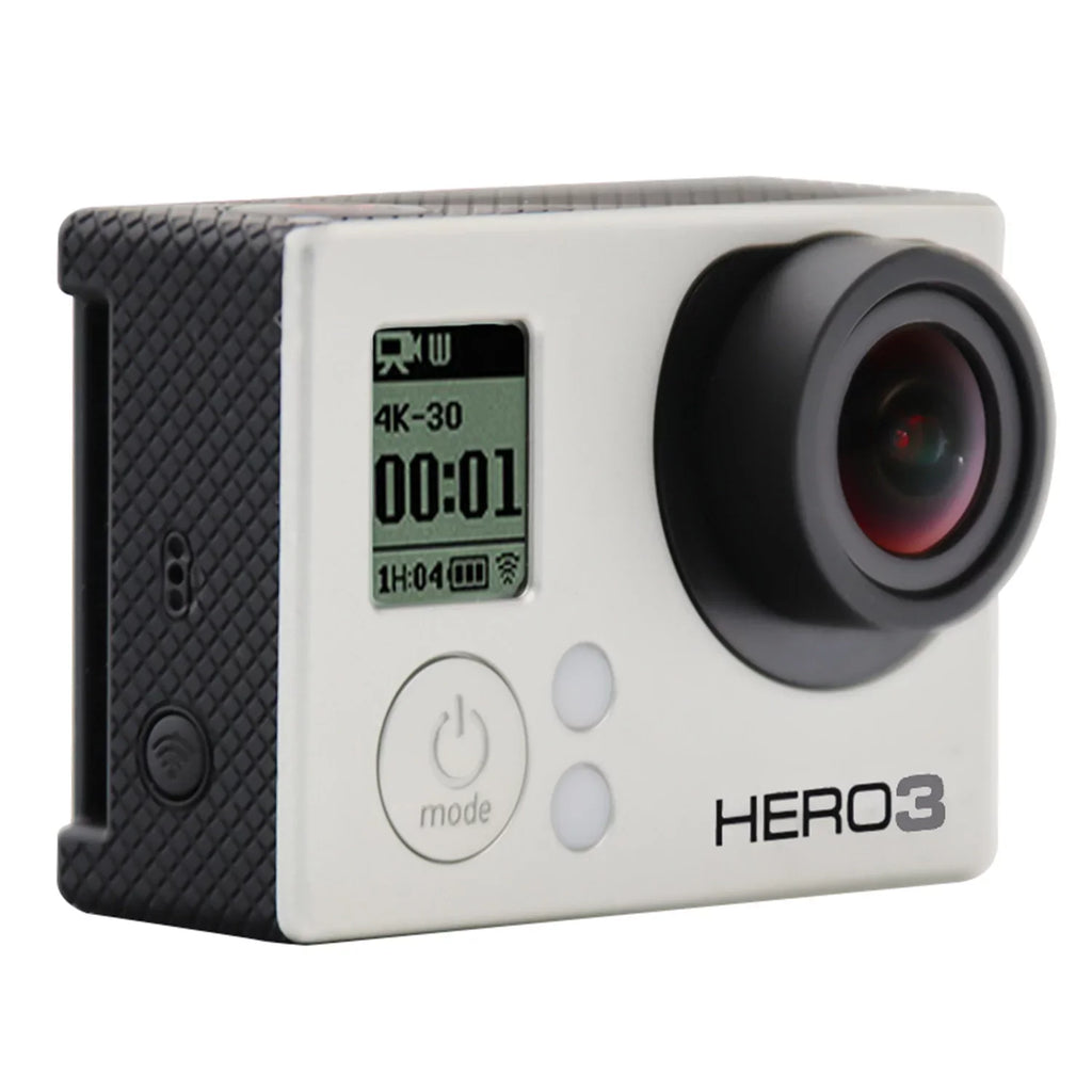 Restored GoPro HERO3 Ivory Edition action camera 1080p 5.0 MP WiFi underwater up to 131.2 ft Camcorder + 35in1 Kits (Refurbished)