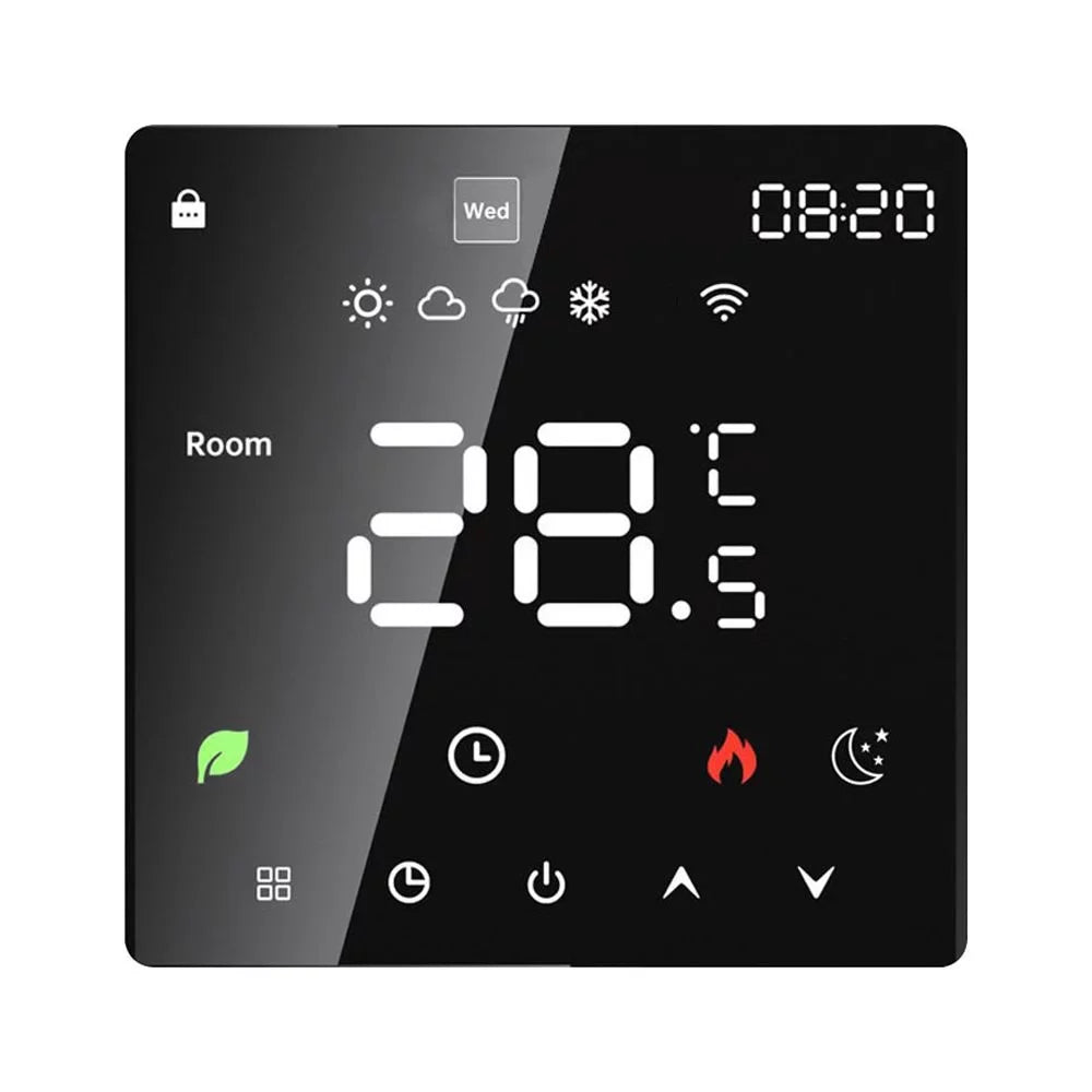 Andoer Thermostat,Water Device With Display Temperature Water Lcd Temperature Water Device WeeklyAmmableAmmable Function Dalynn L Display