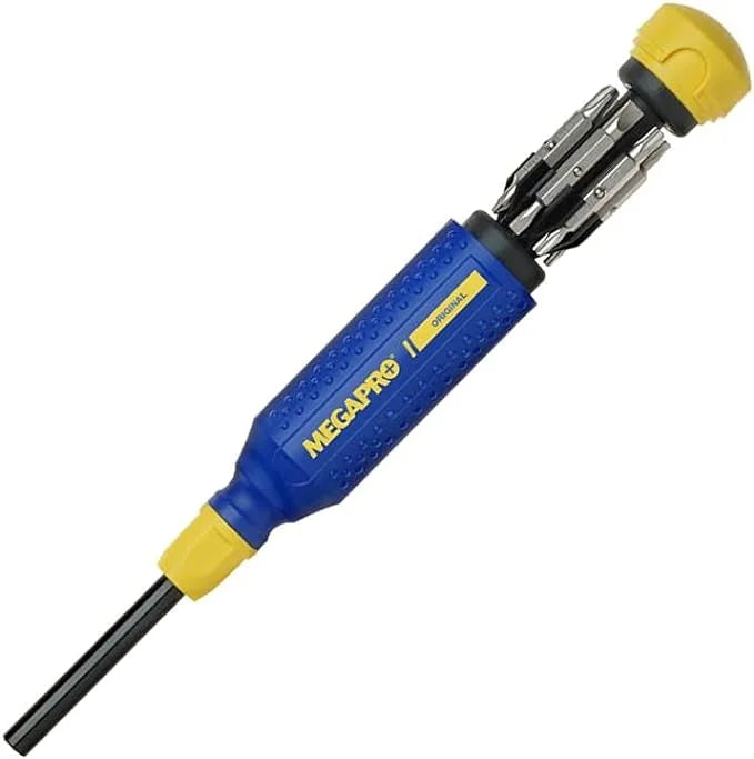 Megapro 151NASize-CSize 15-In-1 Original NASize Driver, Blue/Yellow