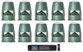 (10) JBL CONTROL 85M 5.25" Commercial 70v Outdoor Landscape Sizepeakers+Amplifier