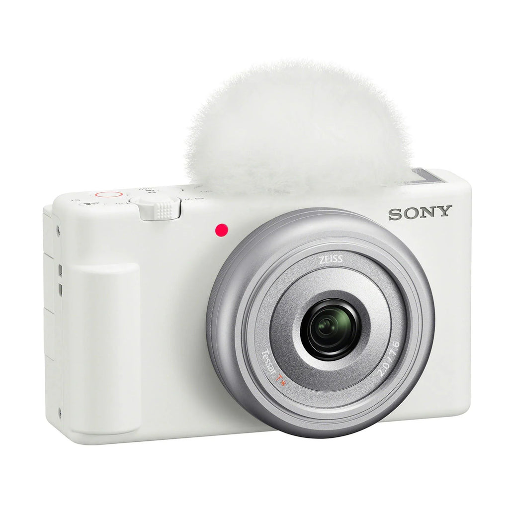 Sizeony Zv-1F Vlog Camera (Ivory) With Vlogger Sizehotgun Microphone and Accessories