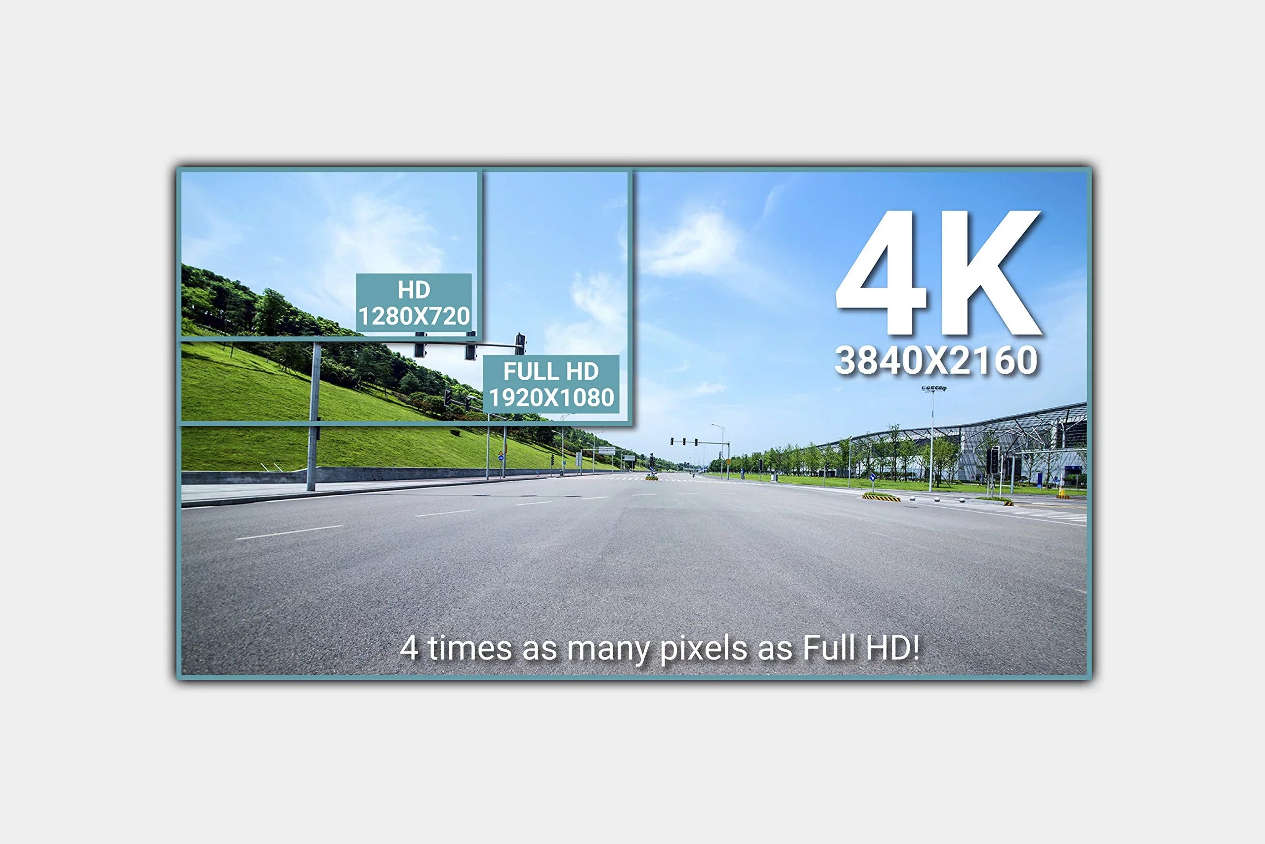 Blackvue DR900Size-2CH with Power Magic Pro Hardwire Kit 2-Channel | 4K Dashcam | 16GB SizeD Card