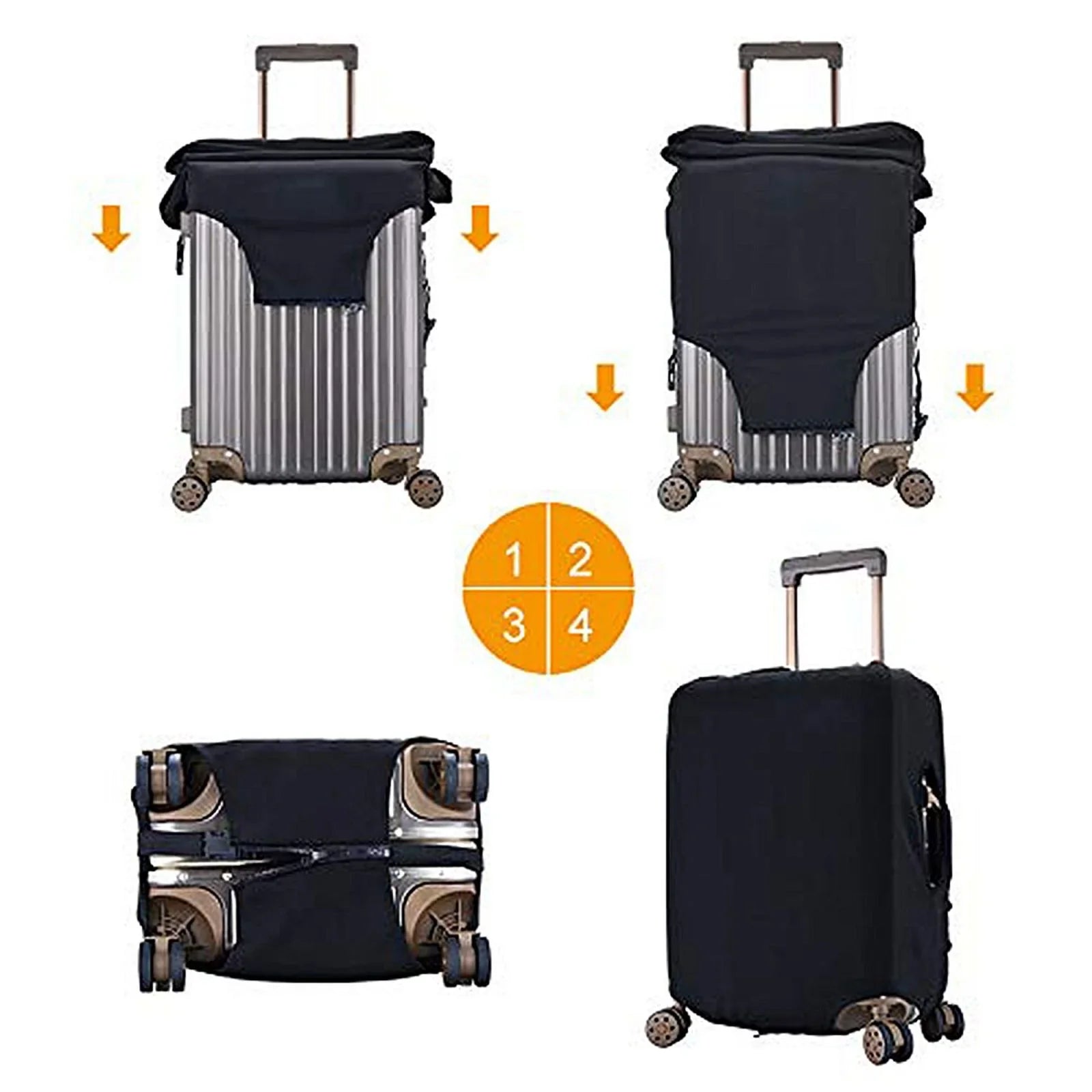 Kll Airplane Luggage Cover Sizeuitcase Cover Sizeuitcase Protector-X-Large