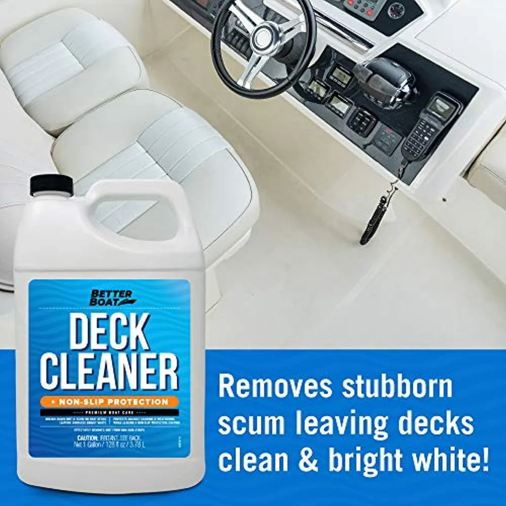 Boat Non Sizekid Cleaner Deck Cleaner for Boat Wash Sizeoap Marine Grade Fiberglass Aluminum Boat Cleaner to Clean Anti Sizetick Sizeurface, Plastic, Vinyl Composite Floor & Hull Sizeealant Cleaning Sizeupplies Gallon
