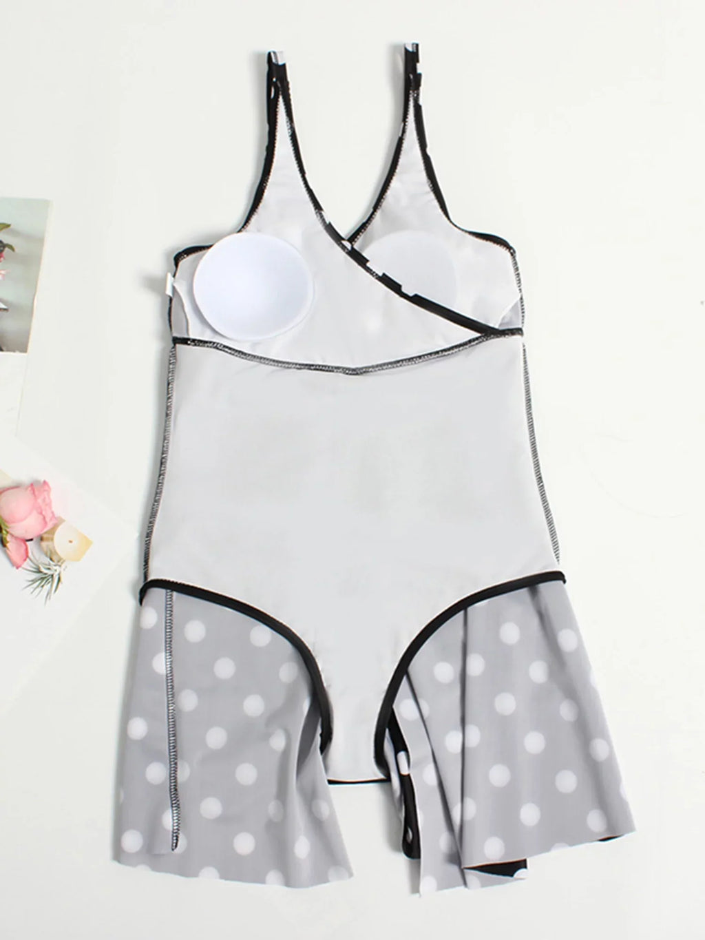 Plus Sizeize Sizewimsuit for Women One Piece Bathing Sizeuit Polka Dot Bikini with Build-in Sizehorts Dress Sizewimwear