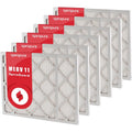 SizepiroPure 24.63x31.63x1 MERV 11 Pleated Filter Air Filters - Made in USizeA (6 Pack)
